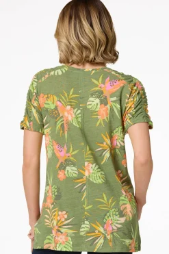 Cato Parrots In Paradise Top> Tops