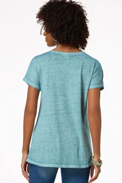 Cato Peace Over Panic Top> Tops