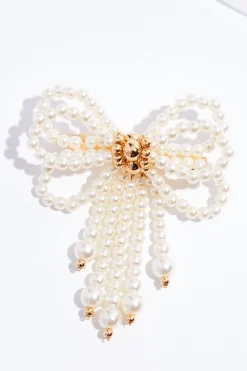 Cato Pearl Bow Brooch> Social Occasion