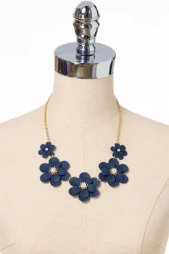 Cato Pearl Center Flower Necklace Set> Sets|Necklaces