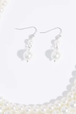Cato Pearl Layered Chain Necklace Set><noscript><img width=