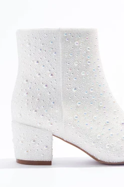 Cato Pearl Stone Embellished Boots><noscript><img width=