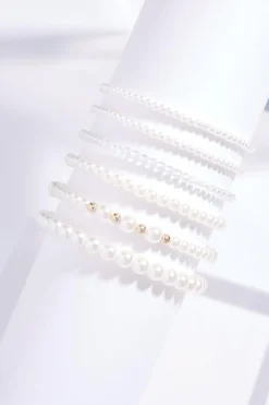 Cato Pearl Stretch Bracelet Set> Bracelets