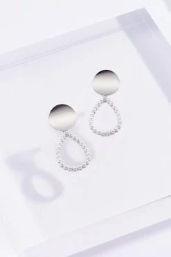 Cato Pearl Tear Clip- On Earrings> Earrings
