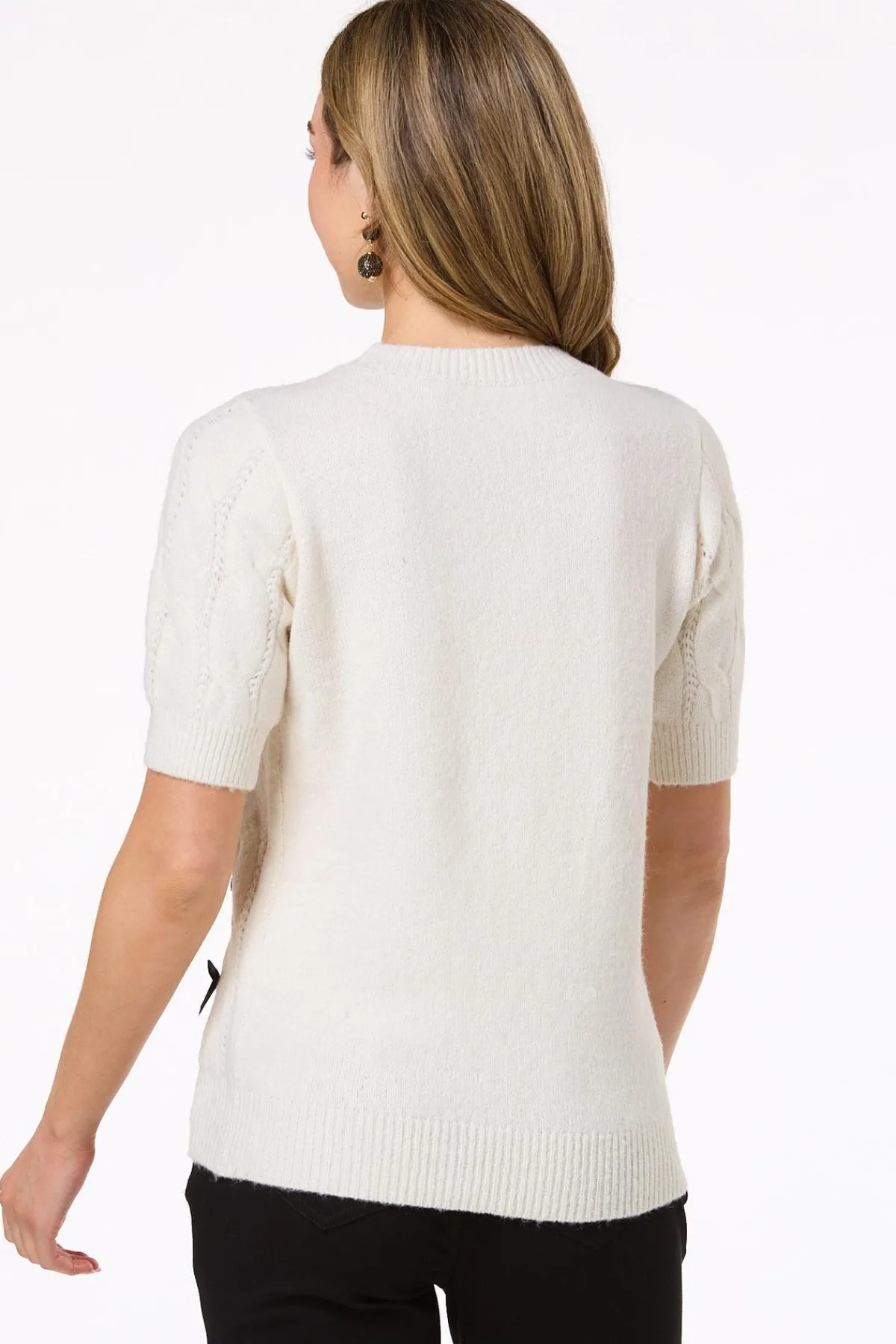 Cato Pearly Bow Sweater> Sweaters