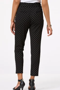Cato Petite Belted Polka Dot Pants> Petites|Pants