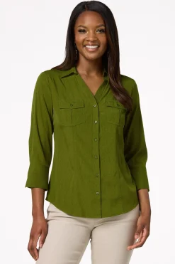 Cato Petite Classic Button Down Shirt><noscript><img width=