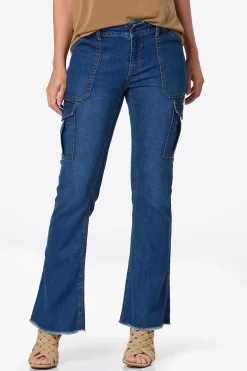 Cato Petite Flare Cargo Jeans> Petites|Jeans