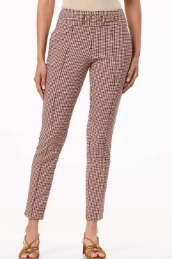Cato Petite Scarlet Check Pants> Petites|Pants