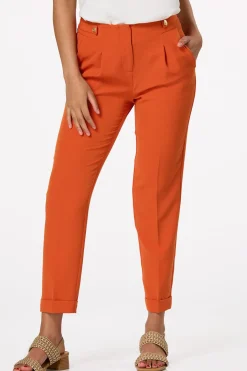 Cato Petite Slim Button Tab Pants> Petites|Pants