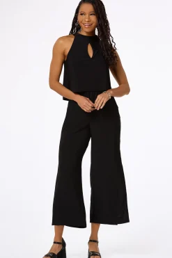 Cato Petite Solid Layered Panel Jumpsuit> Petites|Dresses