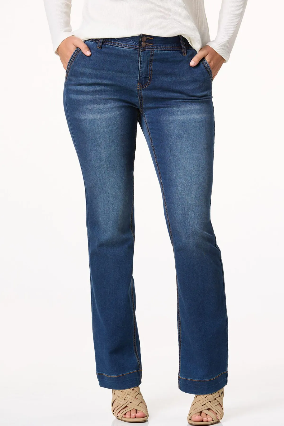 Cato Petite The Perfect Jean - Curvy Trouser> Petites|Jeans