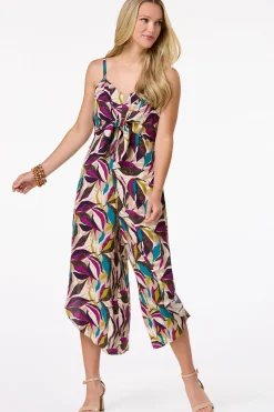 Cato Petite Tie Front Genie Jumpsuit><noscript><img width=