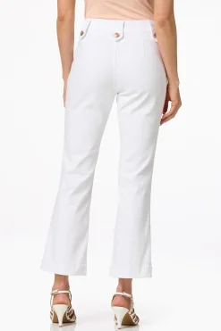 Cato Petite White Sailor Button Jeans> Petites|Jeans