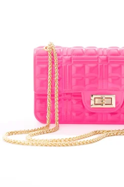 Cato Pink Jelly Chain Crossbody><noscript><img width=