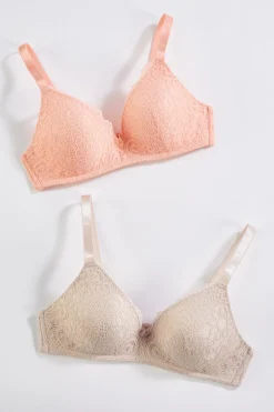 Cato Nude Lace Wire- Free Bra Set> Intimates