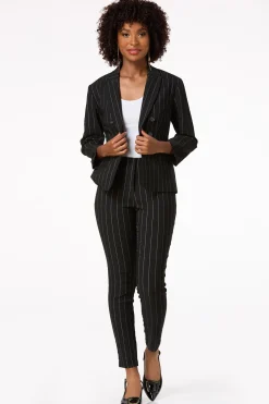 Cato Pinstripe Blazer><noscript><img width=