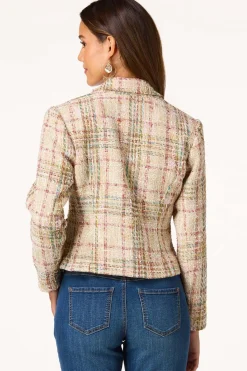 Cato Plaid Boucle Blazer> Suiting|Jackets & Vests