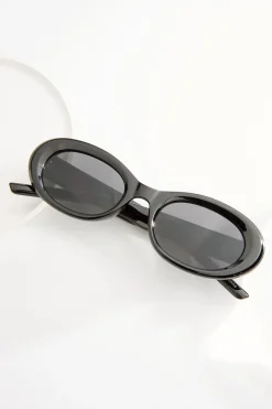 Cato Plastic Black Round Sunglasses> Sunglasses