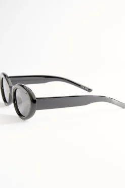Cato Plastic Black Round Sunglasses> Sunglasses