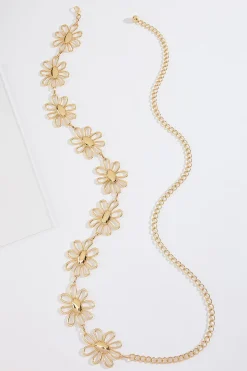 Cato Plus Size Daisy Flower Chain Belt> Belts