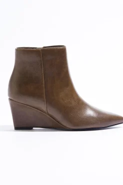 Cato Pointed Toe Wedge Booties> Boots