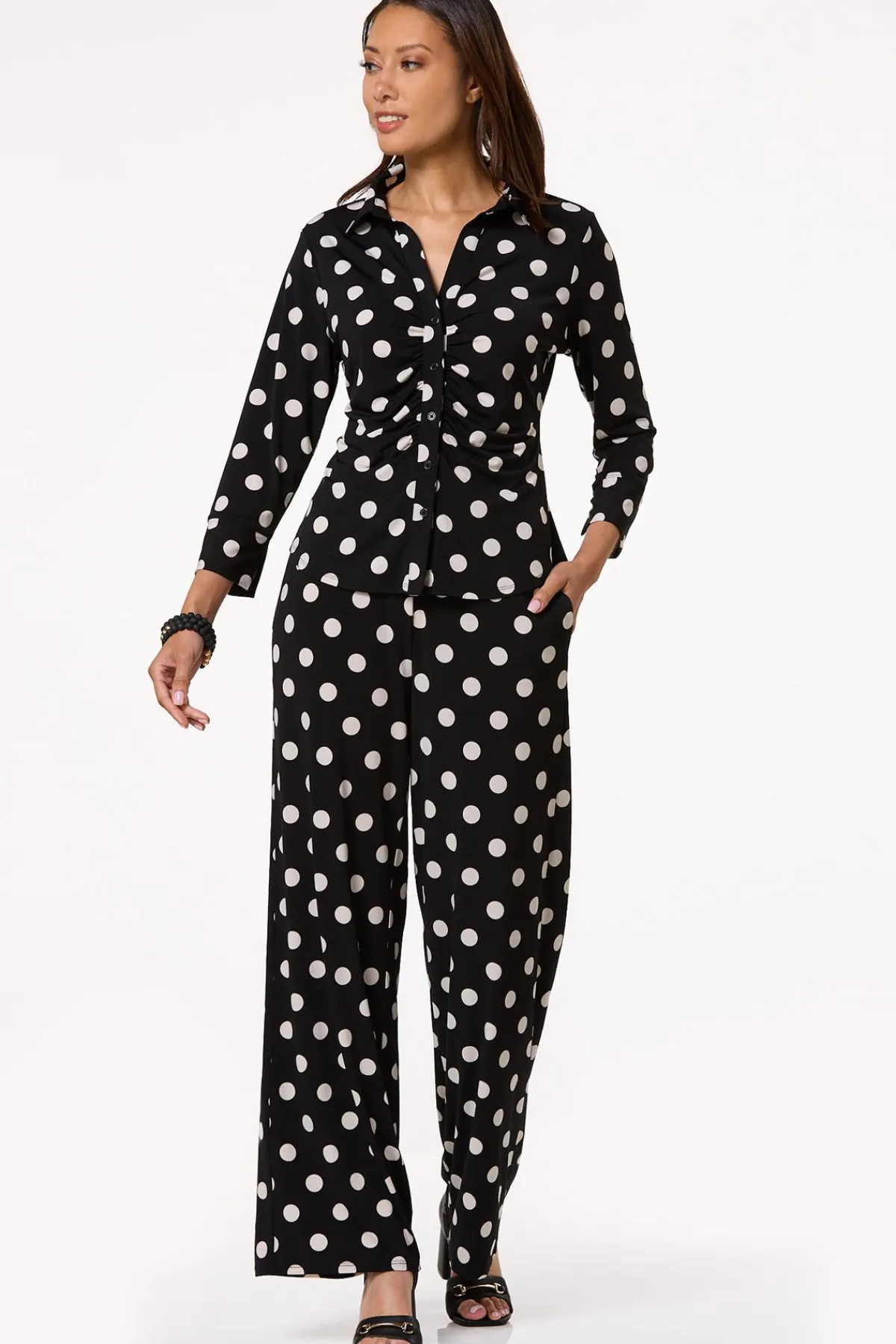 Cato Polka Dot Pants> Pants