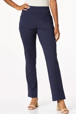 Cato Ponte Straight Leg Pants><noscript><img width=