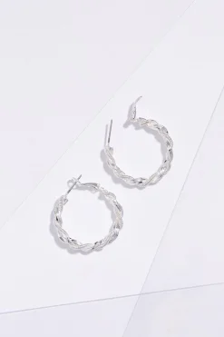 Cato Pretzel Twist Hoop Earrings> Earrings