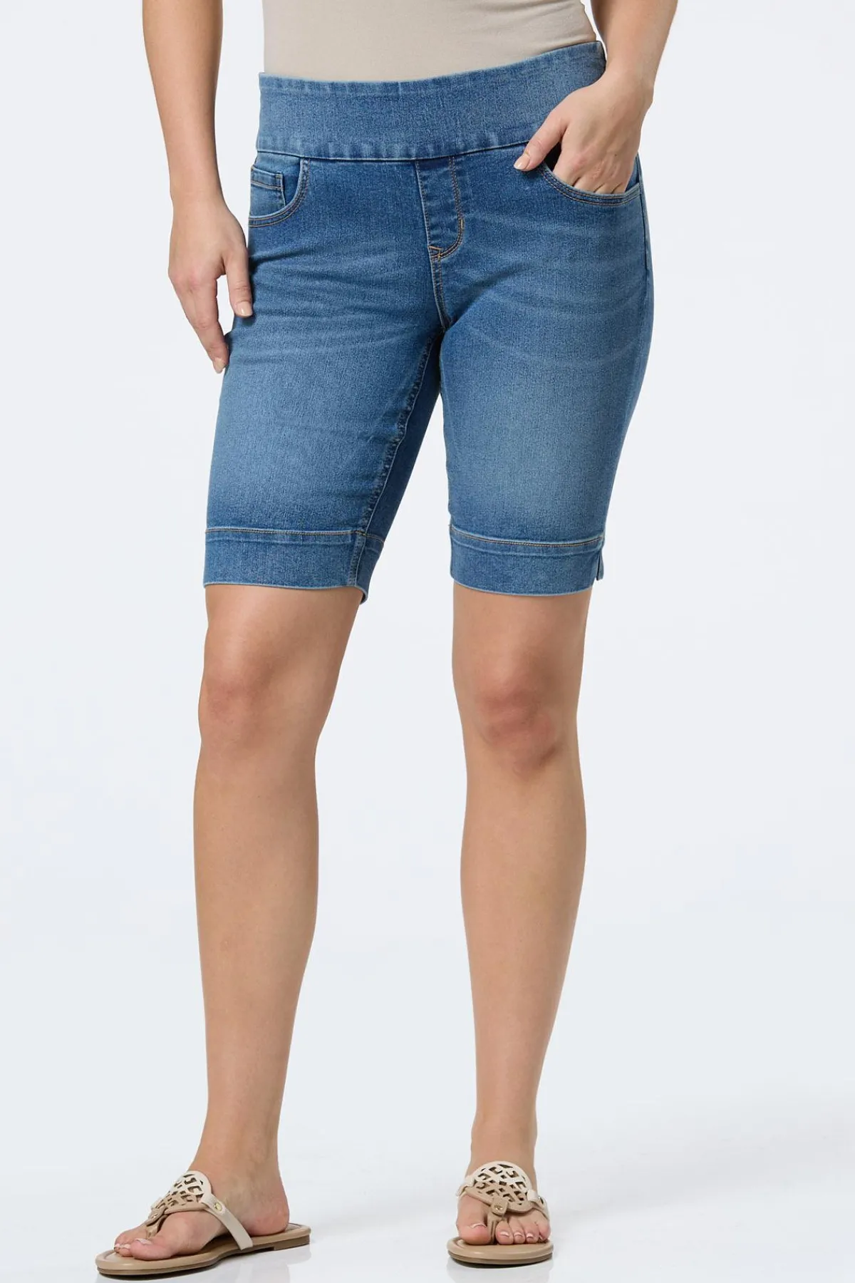 Cato Pull- On Denim Shorts> Shorts|Jeans
