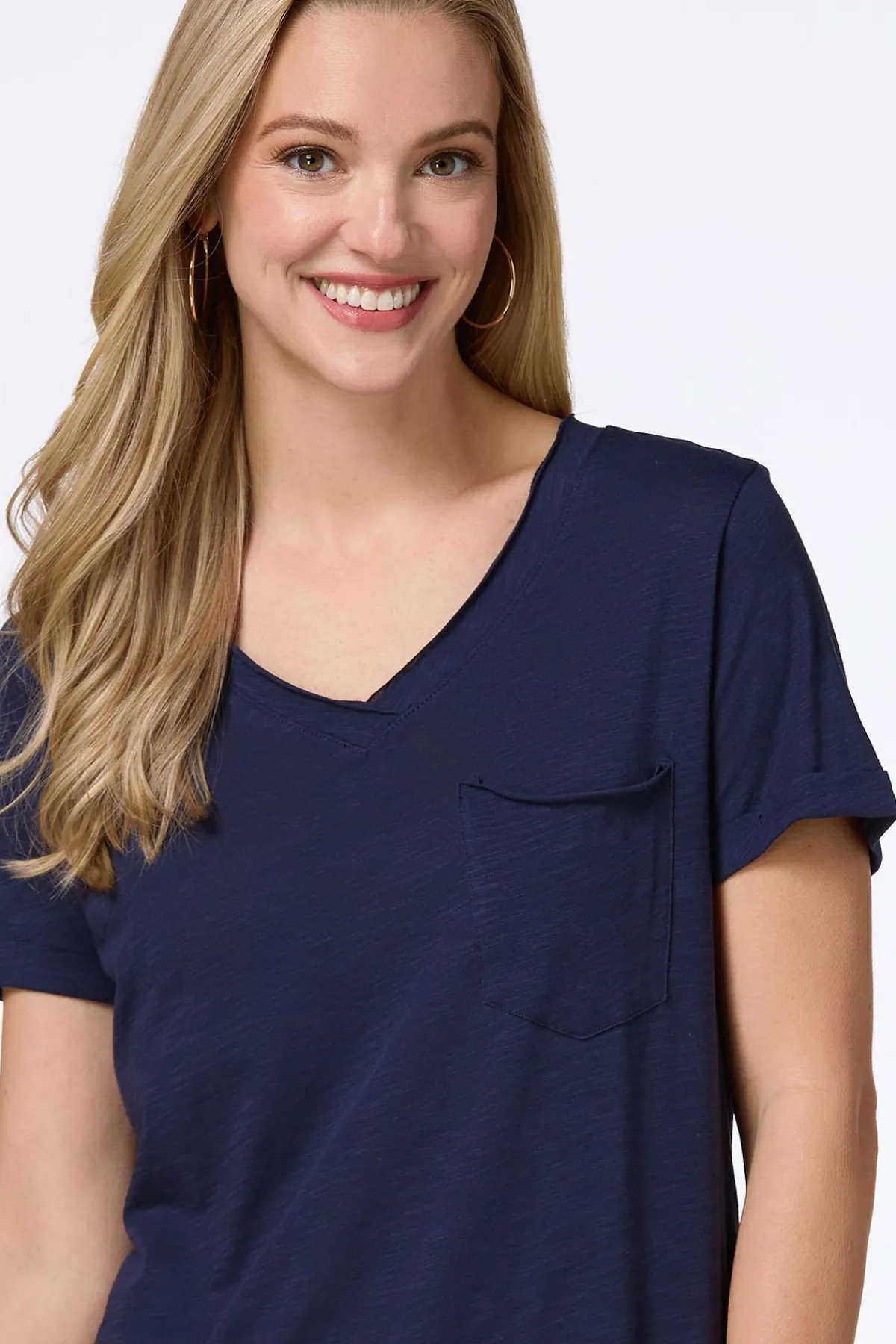Cato Raw Edge Tee> Tops