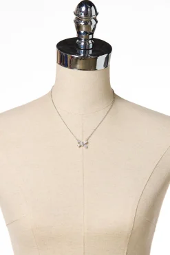 Cato Rhinestone Bow Short Necklace> Social Occasion|Necklaces
