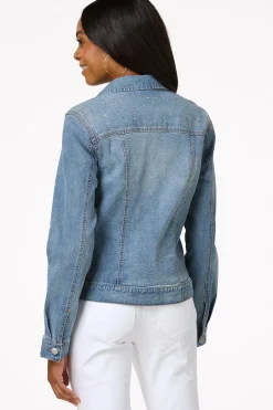 Cato Rhinestone Denim Jacket> Jeans|Jackets & Vests