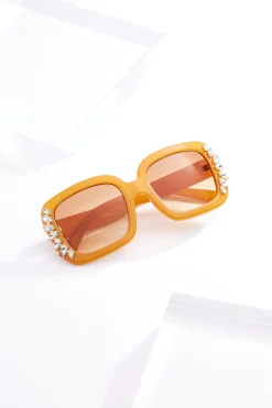 Cato Rhinestone Marquis Square Sunglasses> Sunglasses