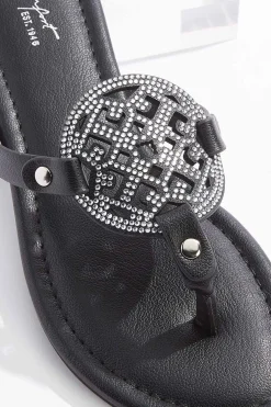 Cato Rhinestone Medallion Sandals><noscript><img width=