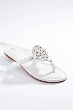 Cato Rhinestone Medallion Sandals><noscript><img width=