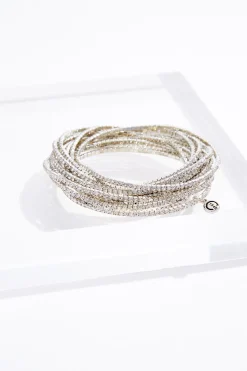 Cato Rhinestone Row Stretch Bracelet Set> Bracelets