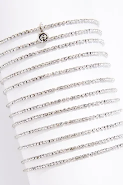 Cato Rhinestone Row Stretch Bracelet Set><noscript><img width=