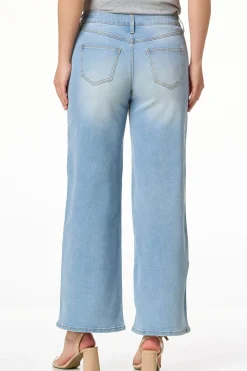 Cato Rhinestone Wide Leg Jeans> Jeans