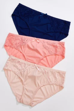 Cato Rib Floral Lace Panty Set> Intimates