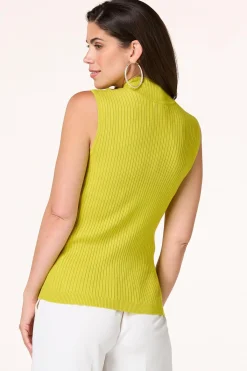 Cato Ribbed Mock Neck Sweater><noscript><img width=