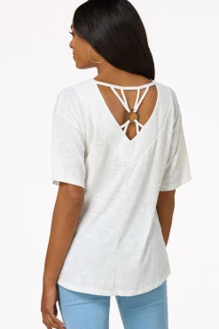 Cato Ribbed Ring Back Top><noscript><img width=