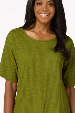 Cato Ribbed Ring Back Top><noscript><img width=