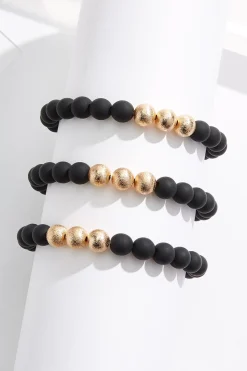 Cato Rubber Ball Stretch Bracelet Set><noscript><img width=