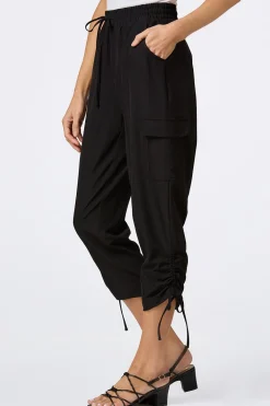 Cato Ruched Drawstring Cargo Pants><noscript><img width=