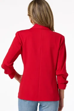 Cato Ruched Sleeve Blazer> Suiting|Jackets & Vests