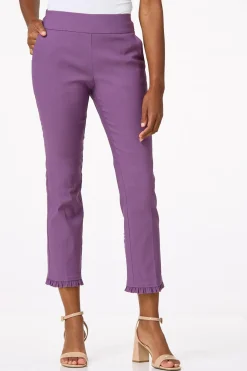 Cato Ruffled Tulip Hem Pants> Pants