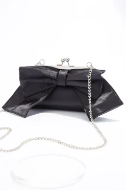 Cato Sateen Bow Clutch> Handbags