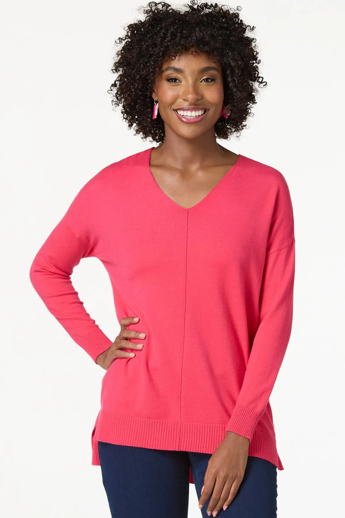 Cato Seamed Sweater> Sweaters