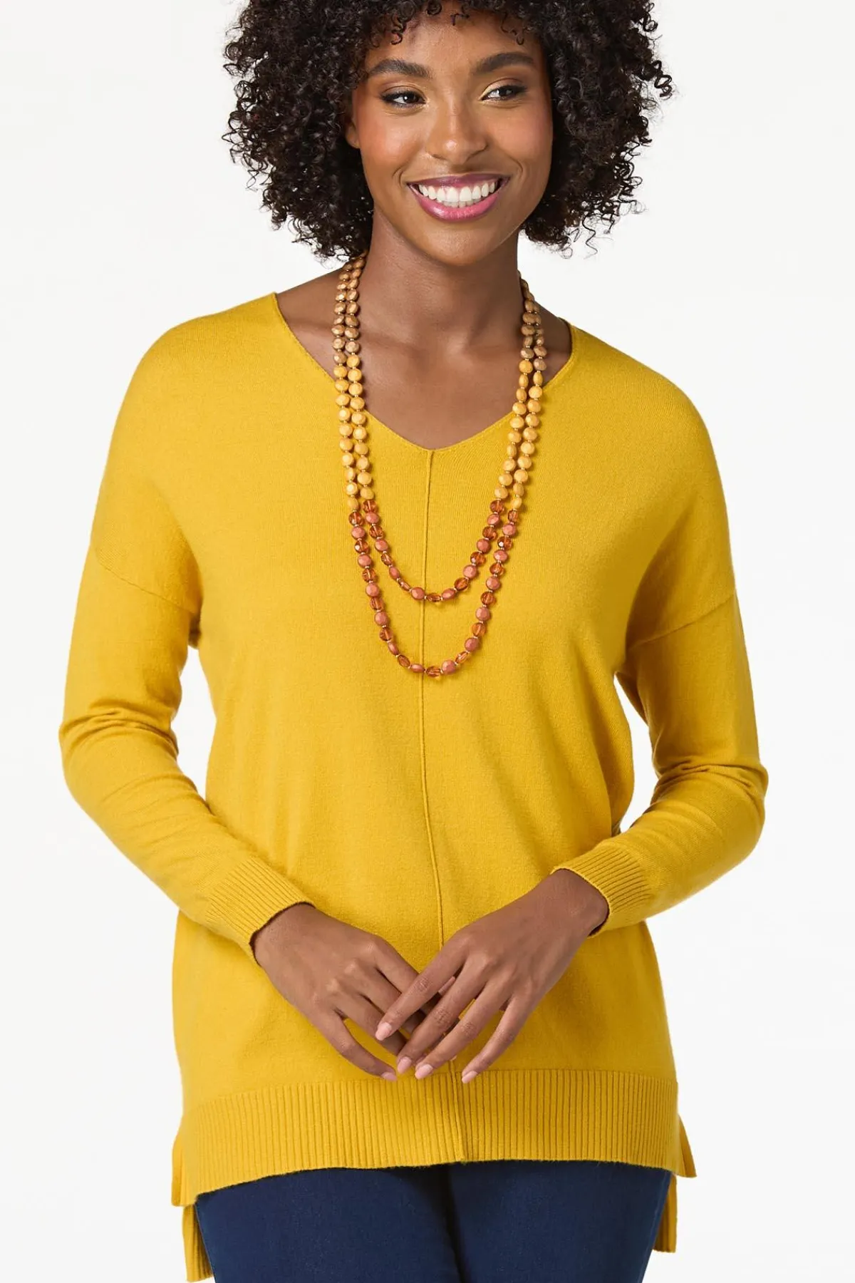 Cato Seamed Sweater> Sweaters